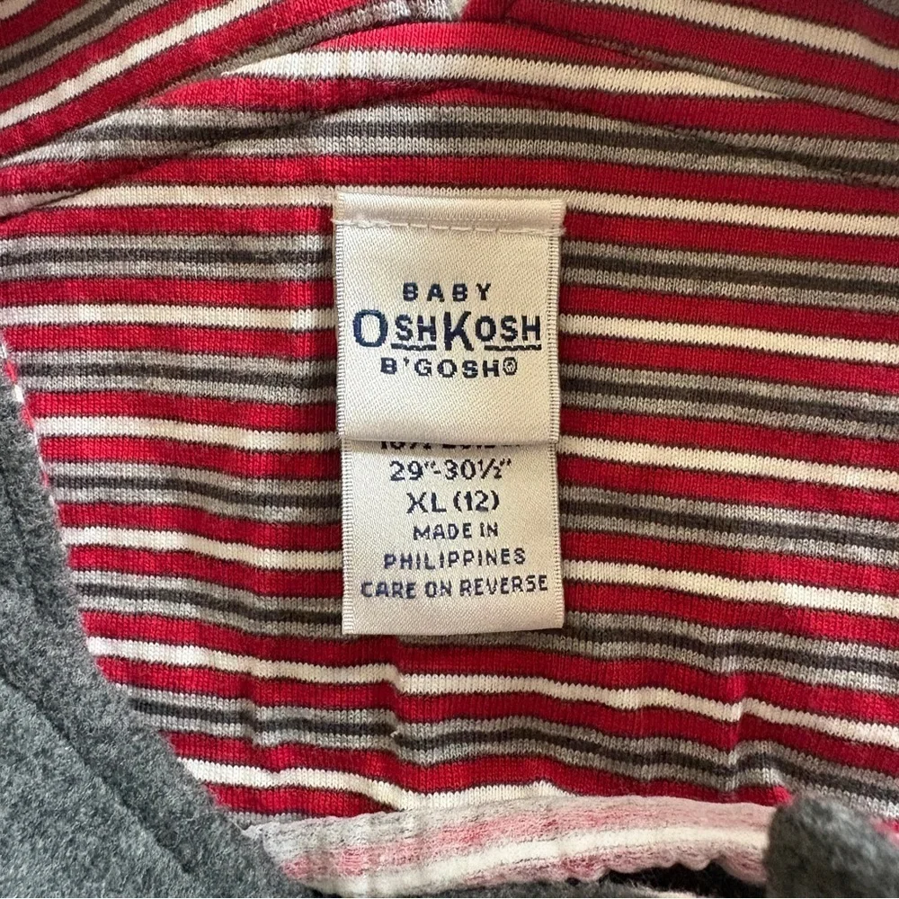 OshKosh B'gosh Overalls Fleece Baby Size XL 18.5 - 20lbs